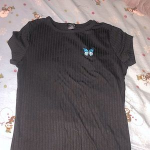 RUE 21 butterfly crop top SIZE: large